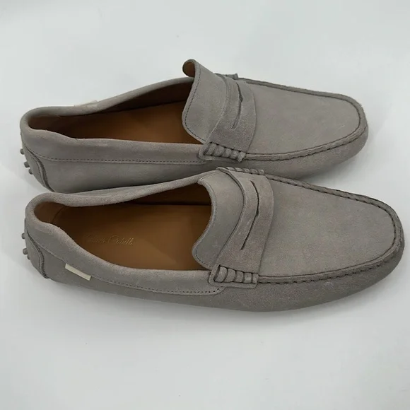 Oliver Cabell Driver Loafer Light Grey 9 - Picture 3 of 10
